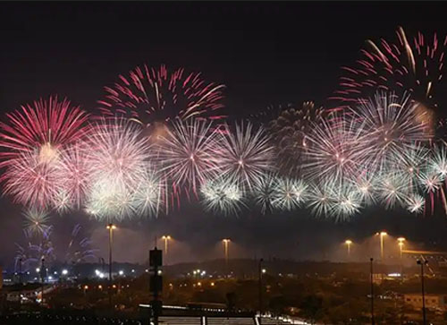 祥云县焰火晚会